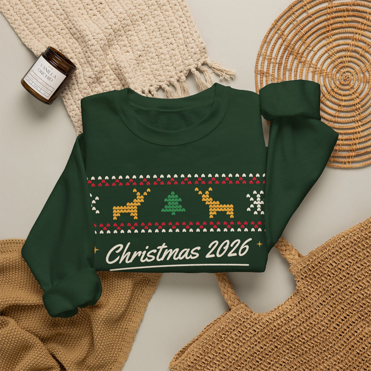 Personalised Christmas Jumper | Fair Isle Family & Sibling Sweatshirt