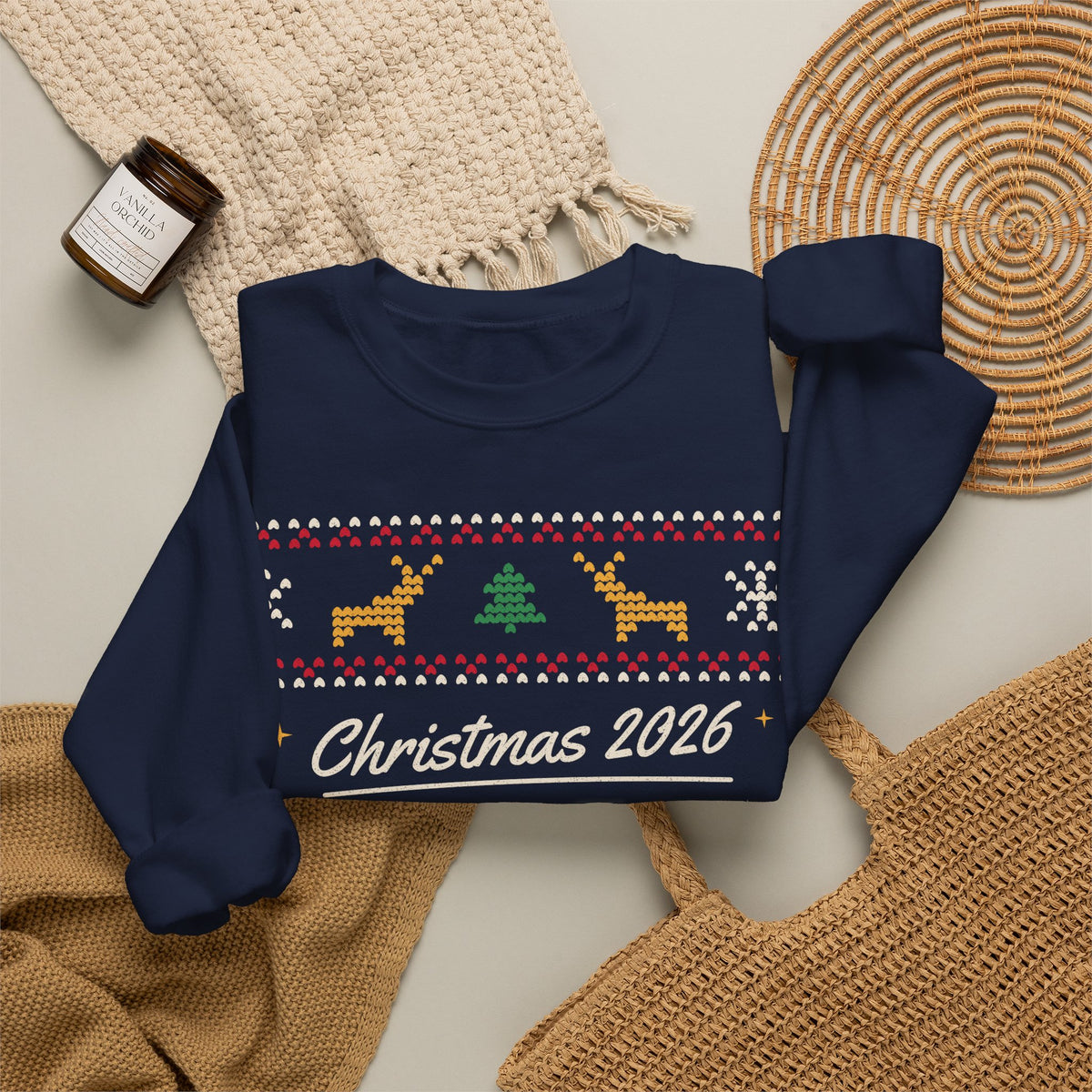Personalised Christmas Jumper | Fair Isle Family & Sibling Sweatshirt