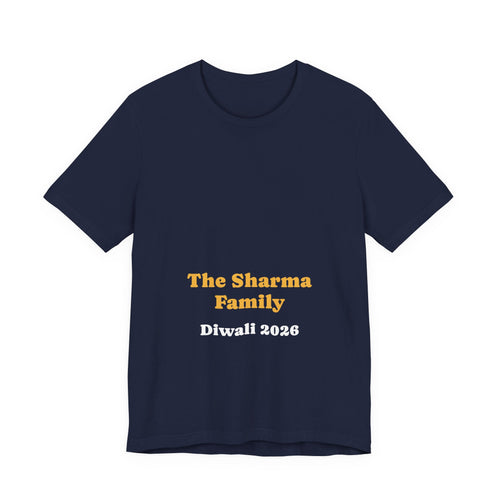 Personalised Family Diwali 2026 T-Shirt | Matching Family Set