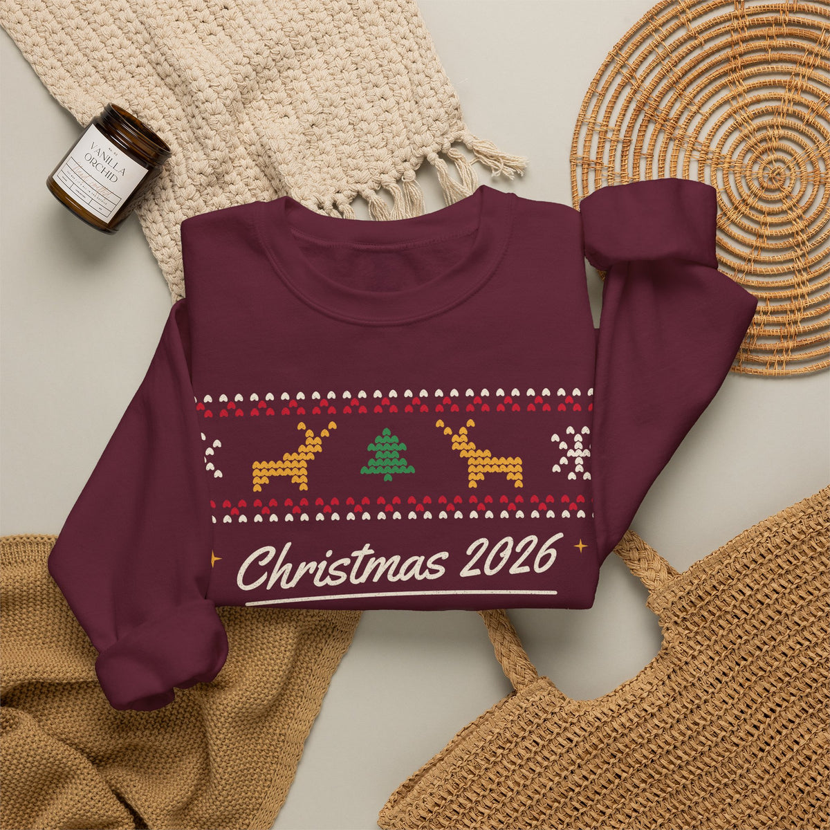 Personalised Christmas Jumper | Fair Isle Family & Sibling Sweatshirt
