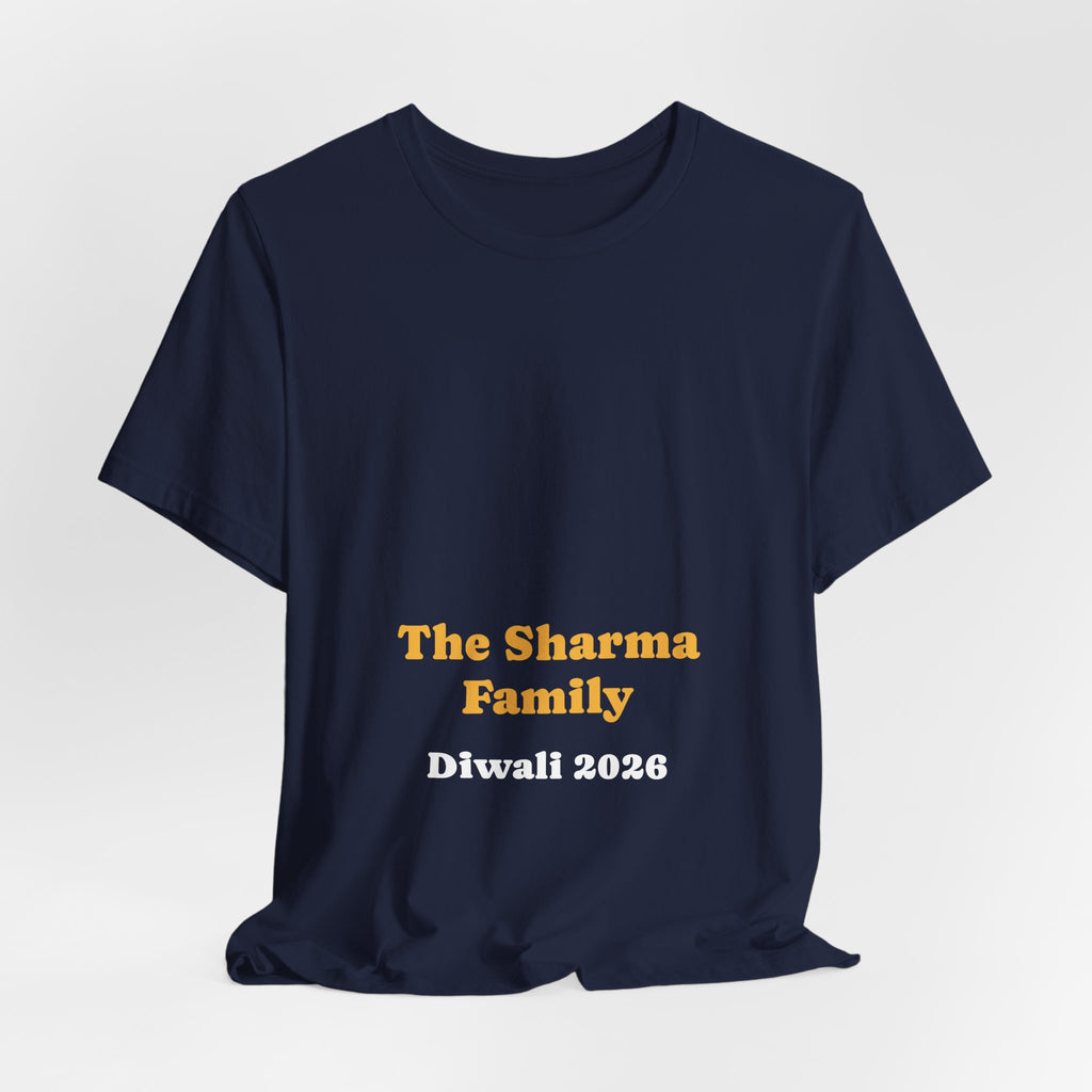 Personalised Family Diwali 2026 T-Shirt | Matching Family Set