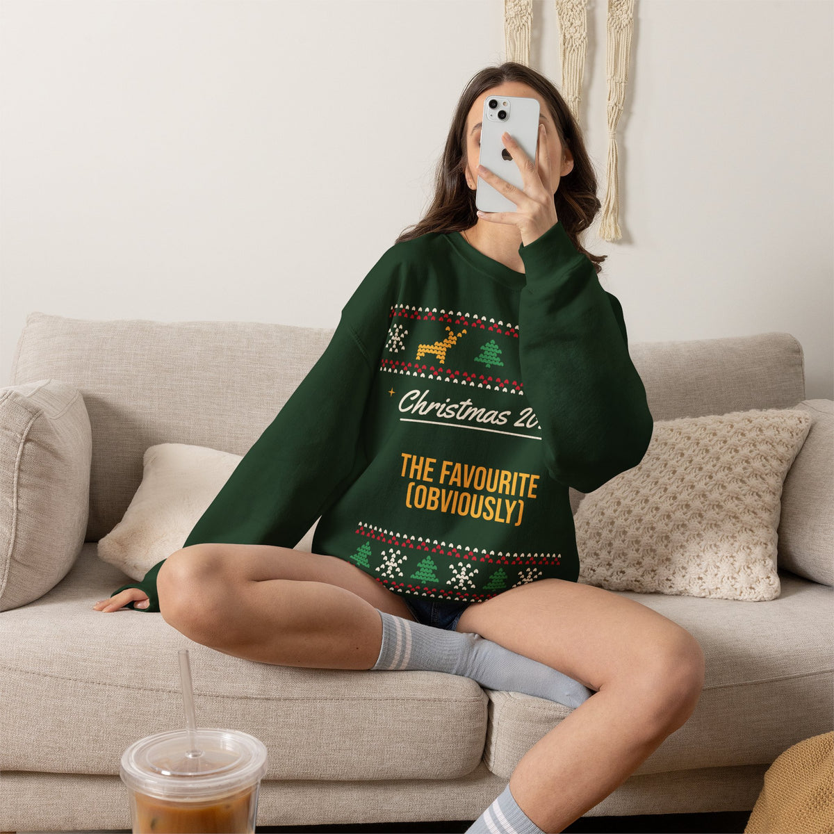 Personalised Christmas Jumper | Fair Isle Family & Sibling Sweatshirt