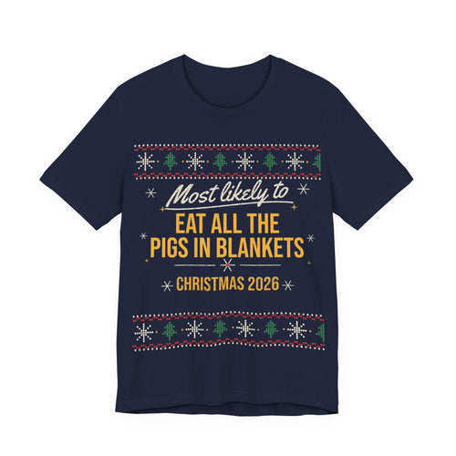 Personalised "Most Likely To" Christmas T-Shirt | Matching Family Set