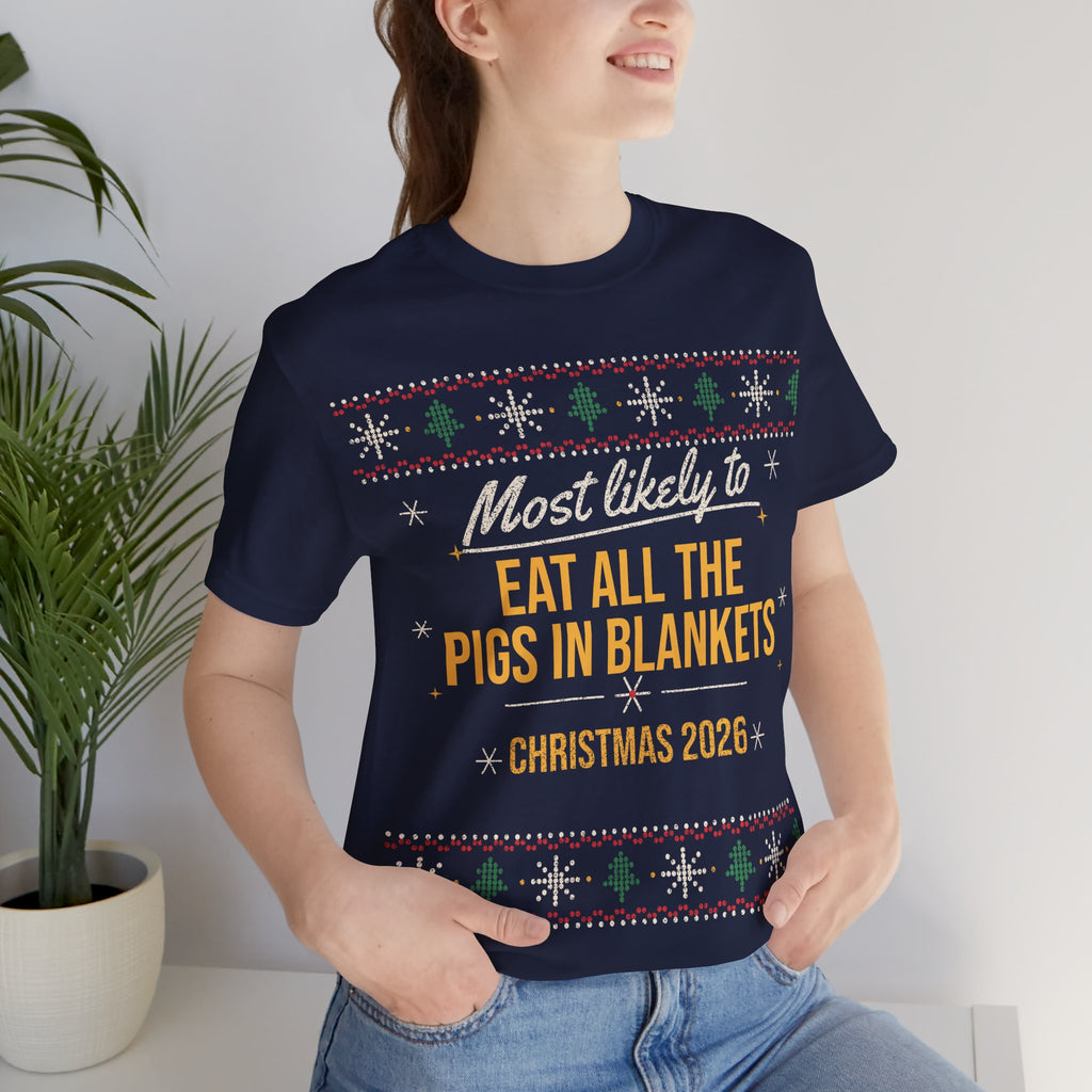 Personalised "Most Likely To" Christmas T-Shirt | Matching Family Set