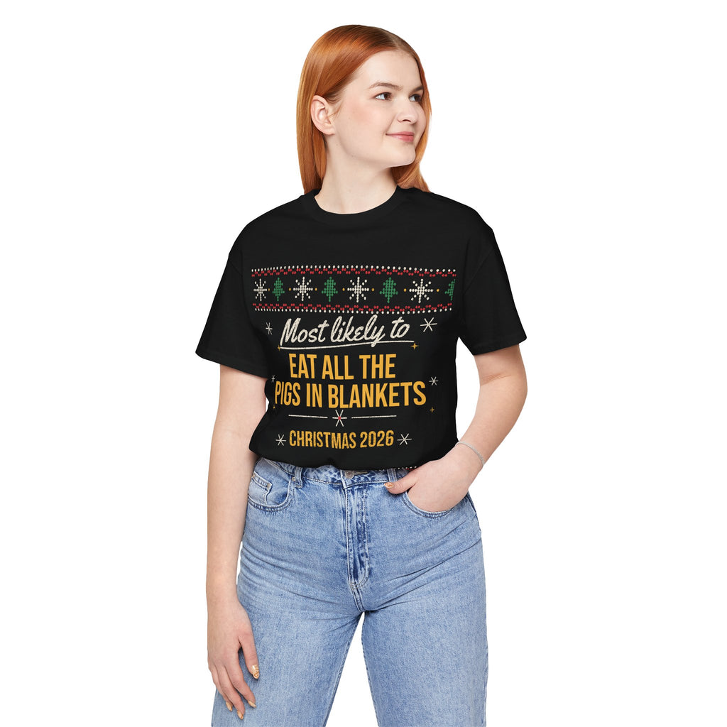 Personalised "Most Likely To" Christmas T-Shirt | Matching Family Set