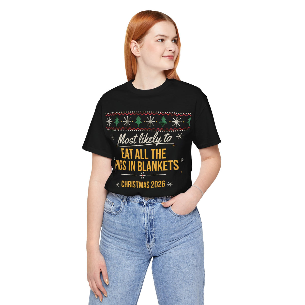 Personalised "Most Likely To" Christmas T-Shirt | Matching Family Set