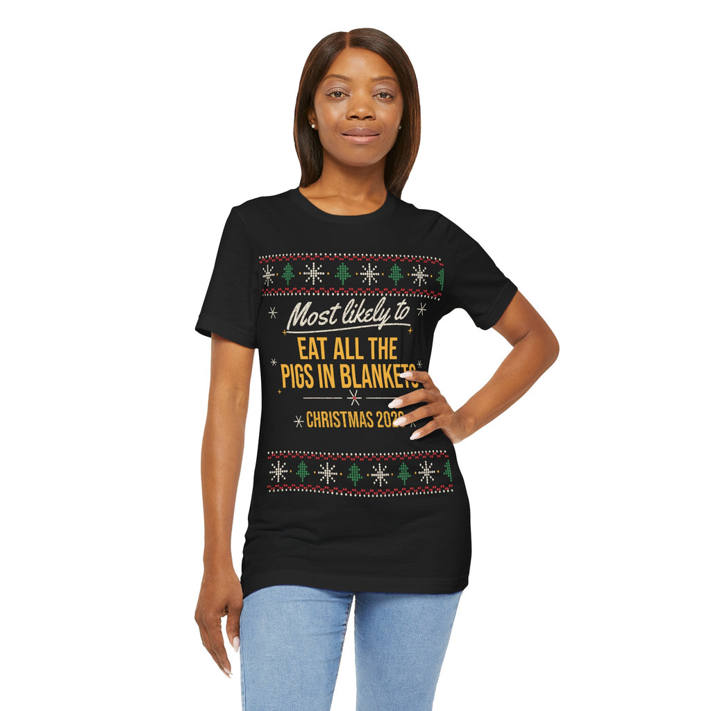 Personalised "Most Likely To" Christmas T-Shirt | Matching Family Set