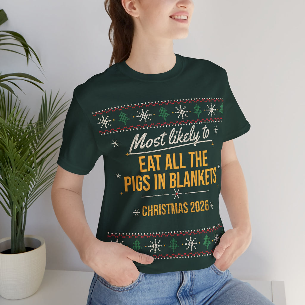Personalised "Most Likely To" Christmas T-Shirt | Matching Family Set