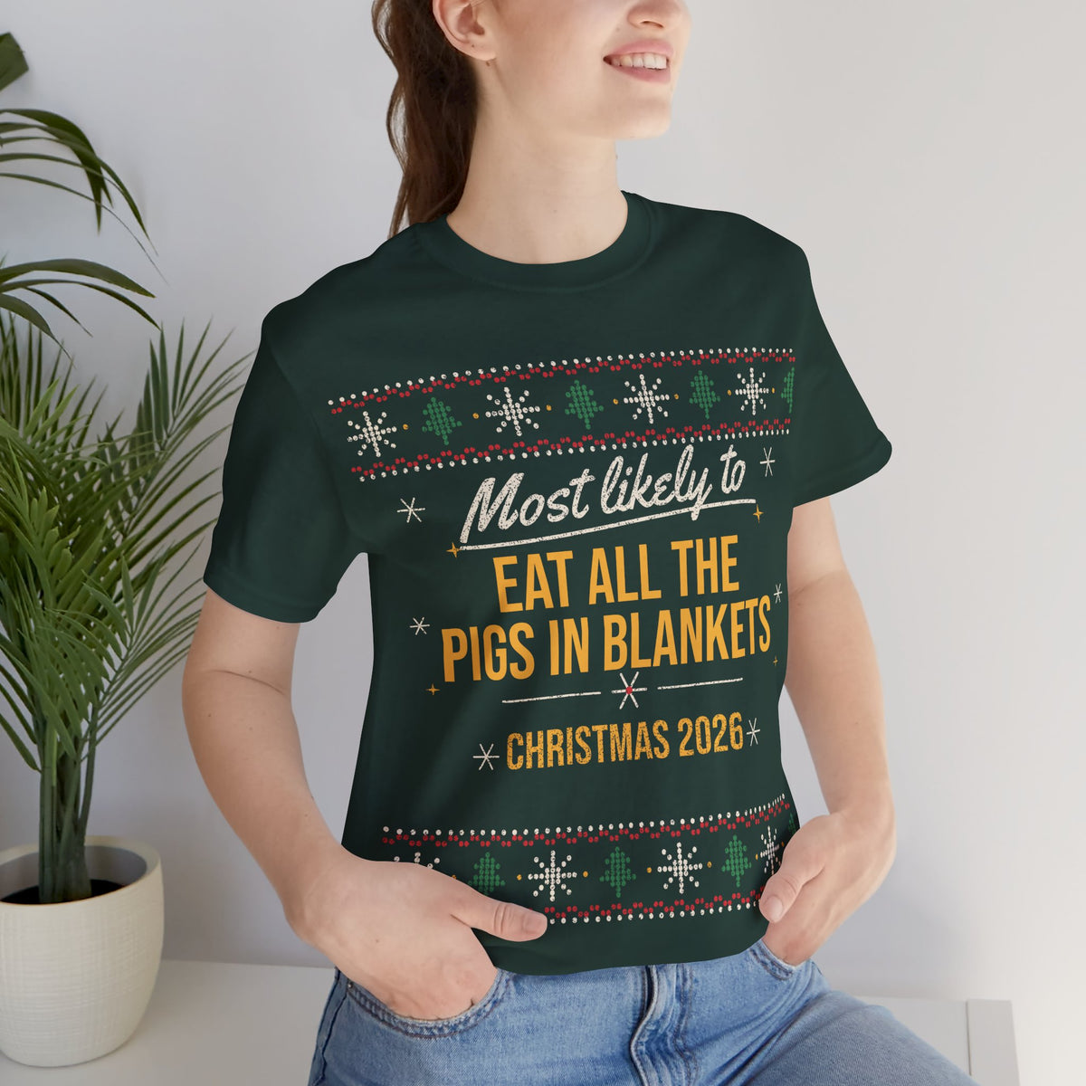 Personalised "Most Likely To" Christmas T-Shirt | Matching Family Set