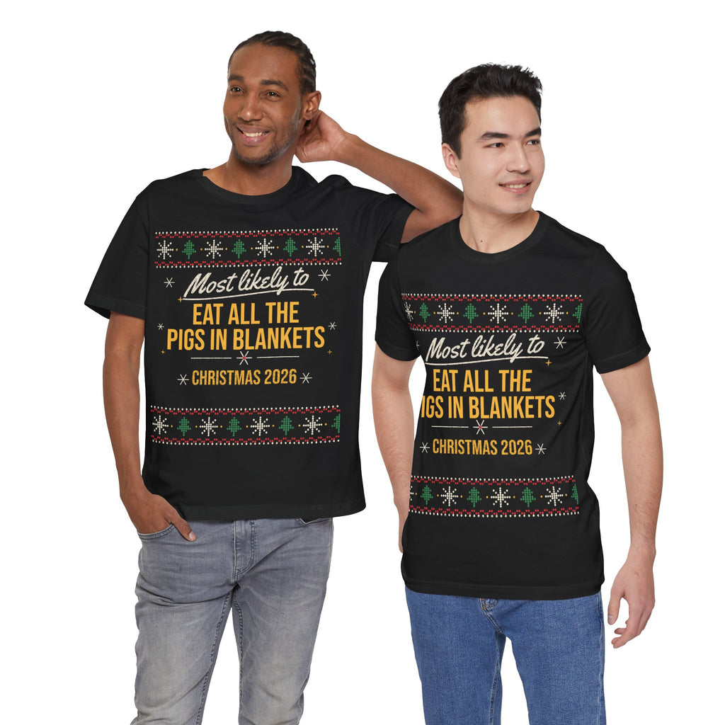 Personalised "Most Likely To" Christmas T-Shirt | Matching Family Set