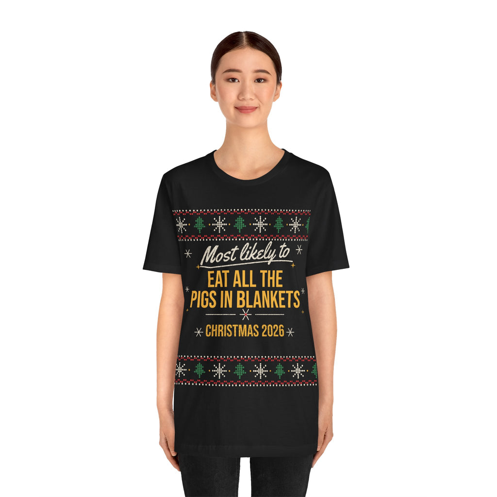 Personalised "Most Likely To" Christmas T-Shirt | Matching Family Set