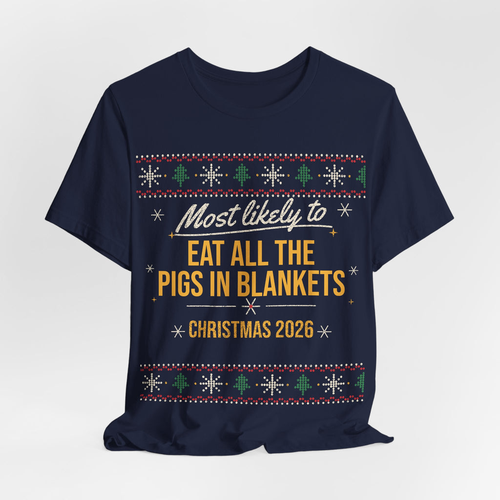 Personalised "Most Likely To" Christmas T-Shirt | Matching Family Set