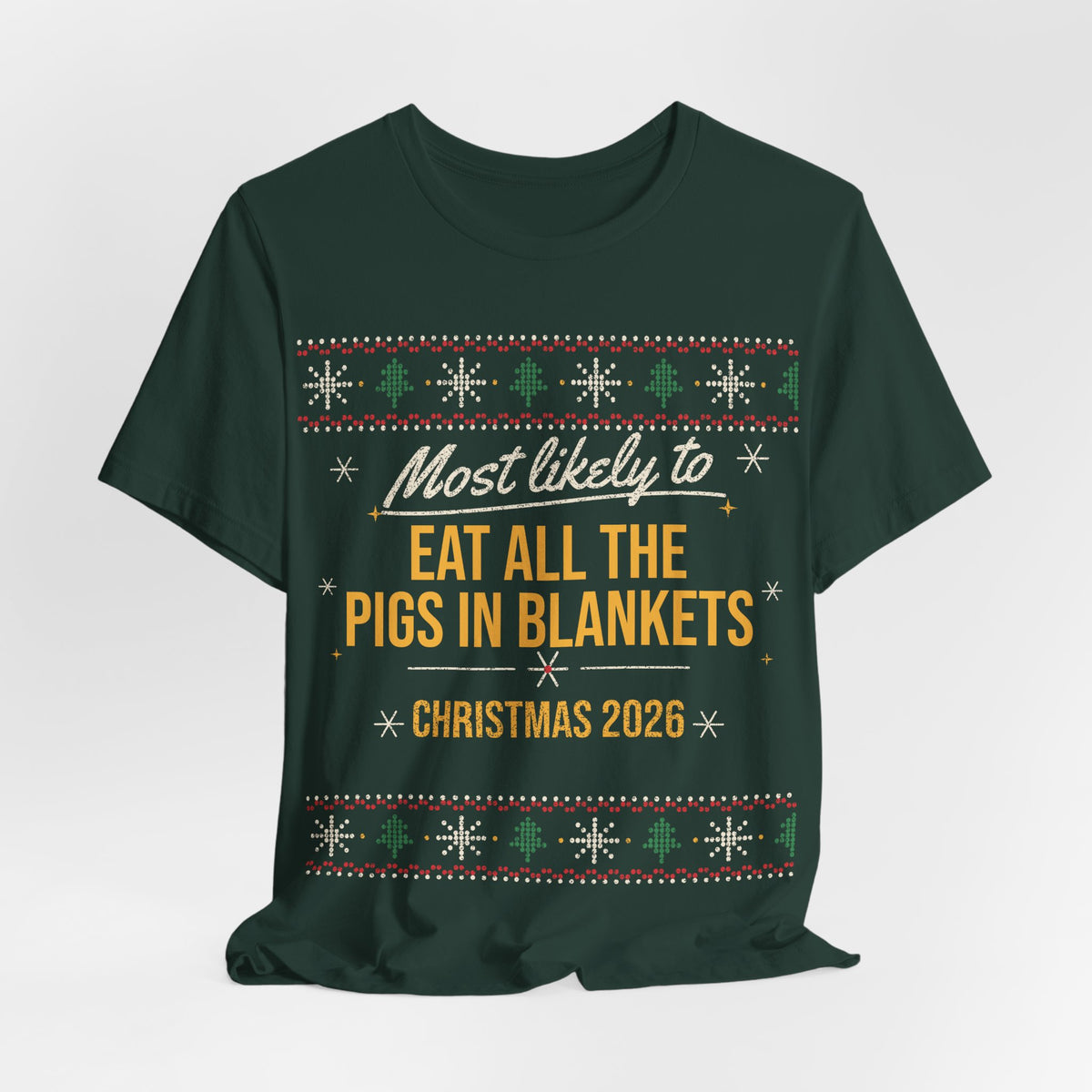 Personalised "Most Likely To" Christmas T-Shirt | Matching Family Set