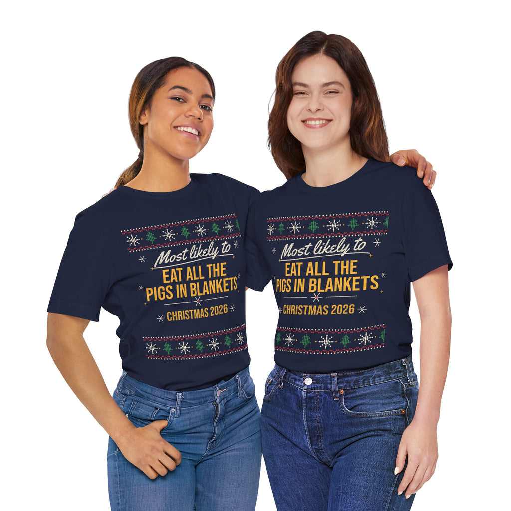 Personalised "Most Likely To" Christmas T-Shirt | Matching Family Set