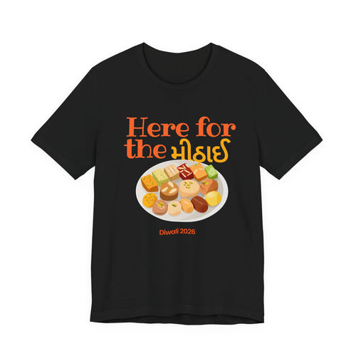 Here for the Mithai Diwali t-shirt in black