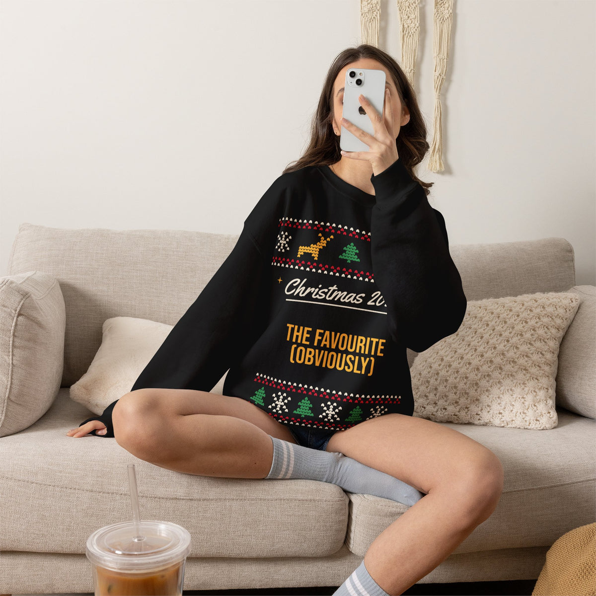 Personalised Christmas Jumper | Fair Isle Family & Sibling Sweatshirt