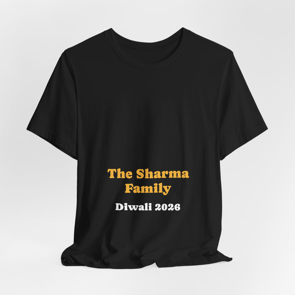 Personalised Family Diwali 2026 T-Shirt | Matching Family Set
